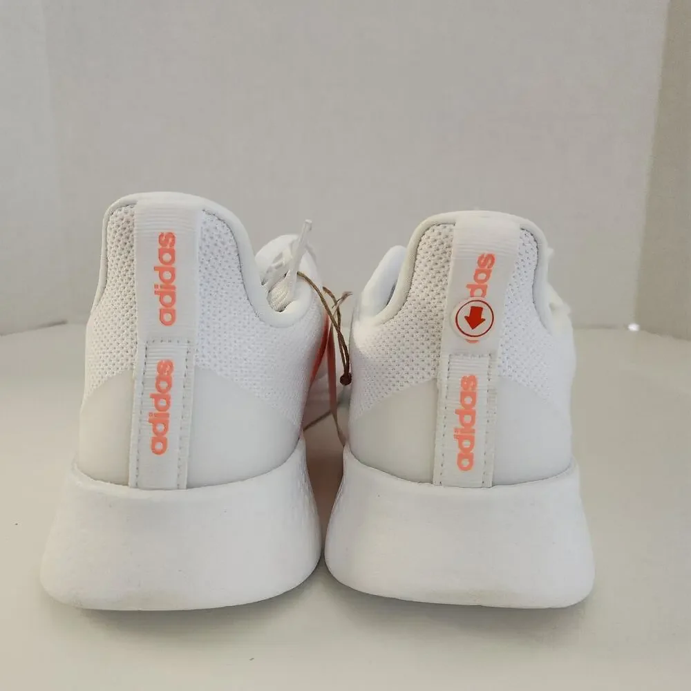adidas Women's Puremotion Running Shoe, White/Acid Red/Flash Orange, 10 - Picture 4 of 8